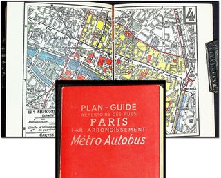 Item #21802 Plan-Guide Répertoire des Rues – Paris (1er Arrondissement) Métro-Autobus • c....