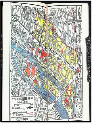 Plan-Guide Répertoire des Rues – Paris (1er Arrondissement) Métro-Autobus • c. mid-20th century