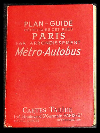 Plan-Guide Répertoire des Rues – Paris (1er Arrondissement) Métro-Autobus • c. mid-20th century
