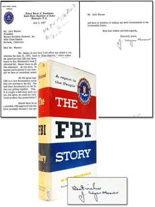 Item #21820 SIGNED FBI Letter to Jack Warner Regarding Television Portrayal of the Bureau [With...