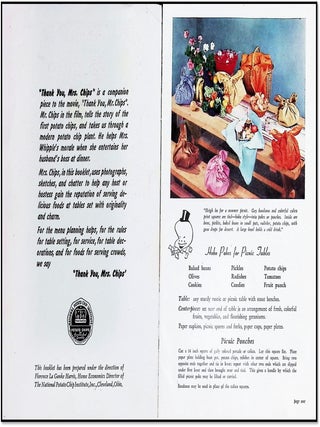 &lsquo;Thank You, Mrs. Chips!&rsquo; [Film Tie-In] [Mid-Century Food Advertising]