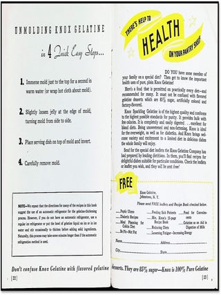 Presenting Knox &lsquo;Quickies&rsquo; [Knox Gelatine Promotional Cookbook &bull; Mid-Century Entertaining]