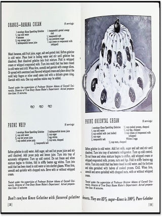 Presenting Knox &lsquo;Quickies&rsquo; [Knox Gelatine Promotional Cookbook &bull; Mid-Century Entertaining]