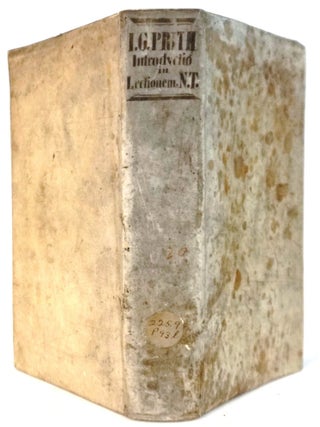 Introductio in lectionem Novi Testamenti [First Hofmann Edition] [Eight Folding Maps & Plans] [Vellum]