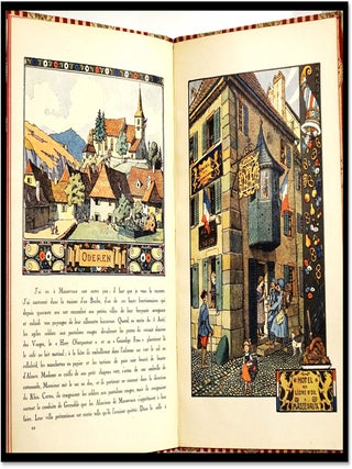 Le Paradis Tricolore • Alsace • World War I • Chromolithographs • 1918 • Beaucoup D'Images