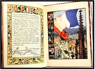 Le Paradis Tricolore • Alsace • World War I • Chromolithographs • 1918 • Beaucoup D'Images