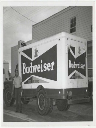 Anheuser-Busch Distribution System — Facilities, Fleet, Operations & Promotion — Original Black-and-White Photographic Archive with Newspaper Documentation