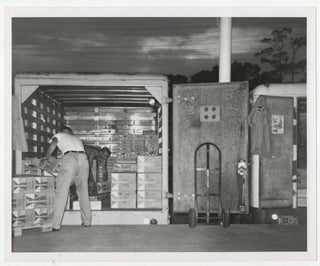 Anheuser-Busch Distribution System — Facilities, Fleet, Operations & Promotion — Original Black-and-White Photographic Archive with Newspaper Documentation