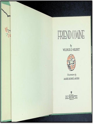 Friend O’ Mine • Art Deco Gift Book with Decorative Endpapers and Publisher’s Box • 1915