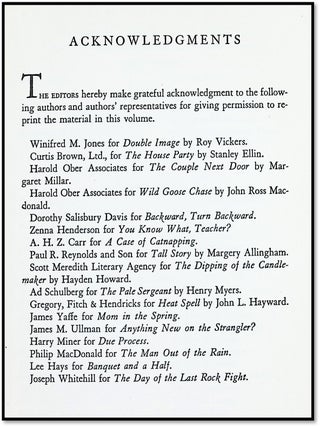 Ellery Queen's Awards: Ninth Series
