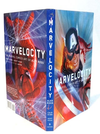 Marvelocity: The Marvel Comic Art of Alex Ross [Accordion-Fold Dust Jacket with Variant Cover Gallery], [Deluxe Illustrated Marvel Art Collection]