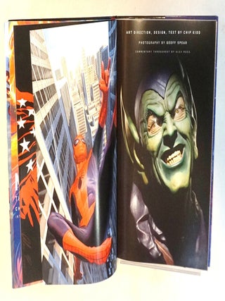 Marvelocity: The Marvel Comic Art of Alex Ross [Accordion-Fold Dust Jacket with Variant Cover Gallery], [Deluxe Illustrated Marvel Art Collection]