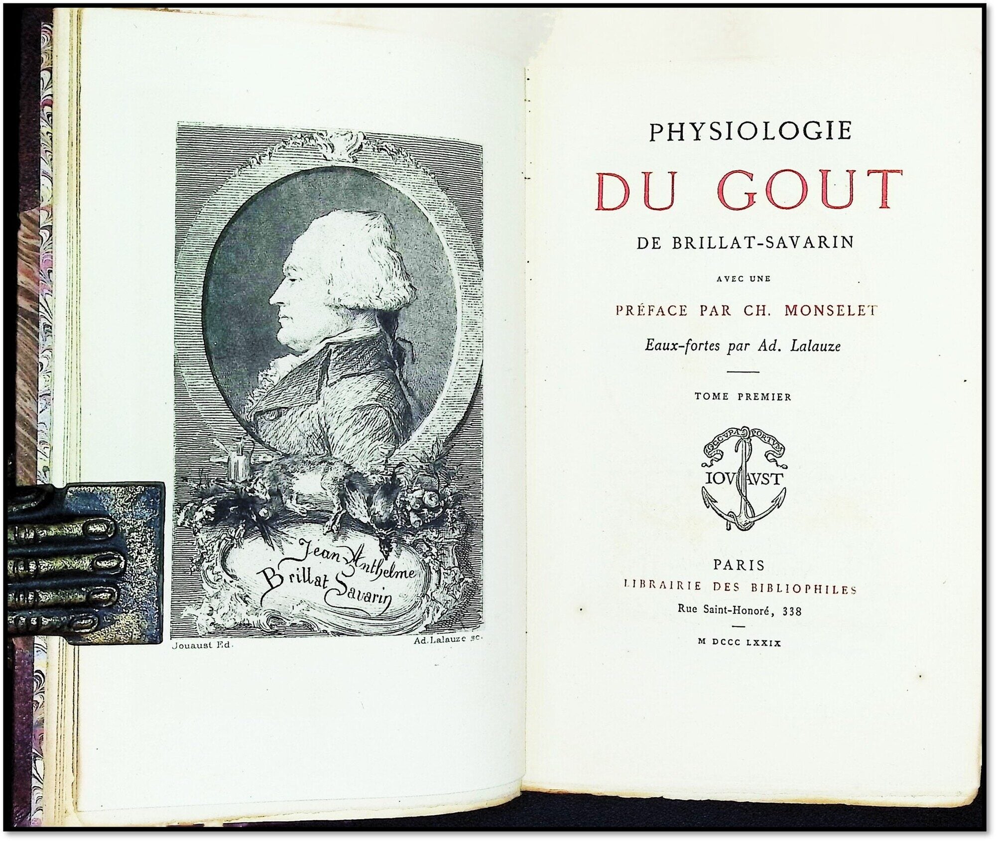 Physiologie du Gout 1876年 洋書 古書 Physiologie du Gout Edition Jouaust Limited Edition on Holland