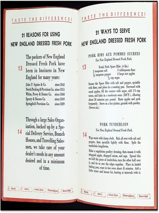 Taste the Difference: 21 Reasons for Using New England Dressed Fresh Pork
