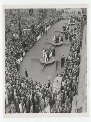 Item #21958 Military Artillery Demonstration, likely National Guard, Massachusetts, c....