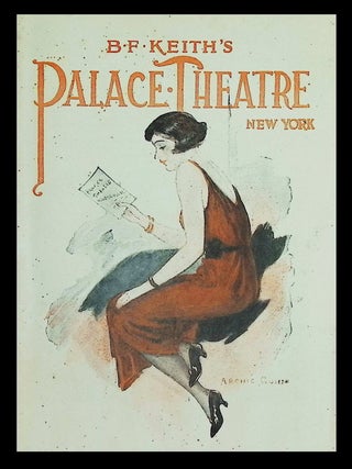 Item #21974 B.F. Keith’s Palace Theatre, New York [Vaudeville Program • Archie Gunn Cover...