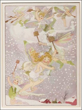 Item #22002 Original Print: Fairy Illustration / Art Nouveau Children’s Art ‘The Snow...