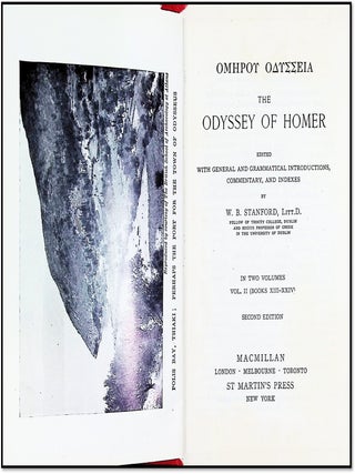 The Odyssey of Homer. Edited with General and Grammatical Introductions, Commentary, and Indexes
