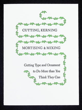 ARCHIVE: Firefly Press — Letterpress Broadsides & Typographic Works — Late 1980s–2014