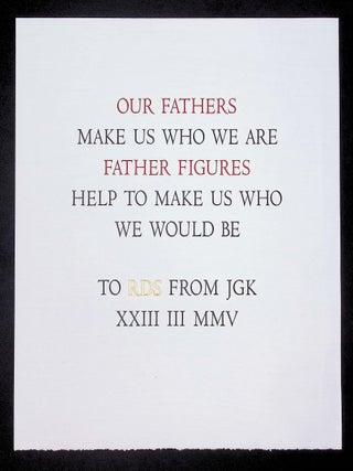 ARCHIVE: Firefly Press — Letterpress Broadsides & Typographic Works — Late 1980s–2014