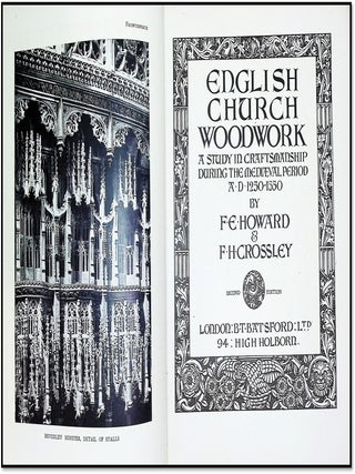 English Church Woodwork: A Study in Craftsmanship During the Mediaeval Period, 1250-1550