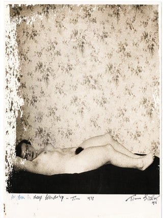 Tim Gidal In the Thirties Presentation Copy Association Nude Olympia I Signed Photograph Horizon Press Estate