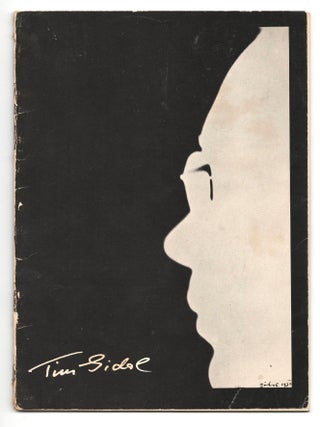 Tim Gidal In the Thirties Presentation Copy Association Nude Olympia I Signed Photograph Horizon Press Estate