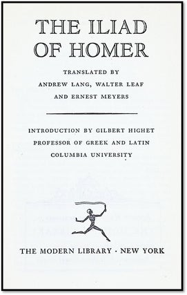 The Iliad of Homer (Modern Library, 166.2)