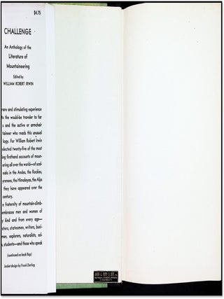 Challenge: An Anthology of the Literature of Mountaineering [The Great Voices of Climbing &ndash; A Century of Mountain Adventure]