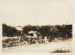 Two Original World War I Vernacular Photographs Saint-Quentin, France, ca. 1916–1918