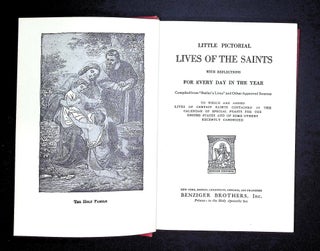 Little Pictorial Lives of the Saints with Reflections for Every Day in the Year