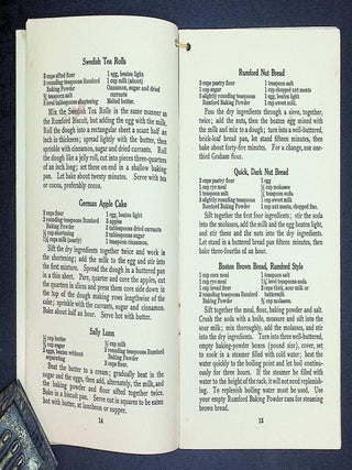 Rumford Dainties and Household Helps [Pre WWII Cookery]