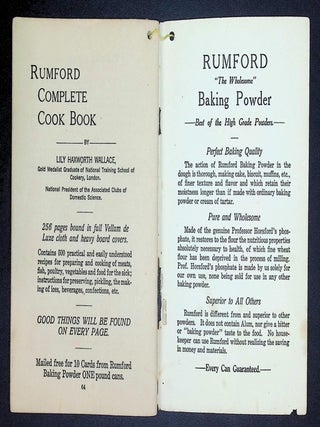 Rumford Dainties and Household Helps [Pre WWII Cookery]