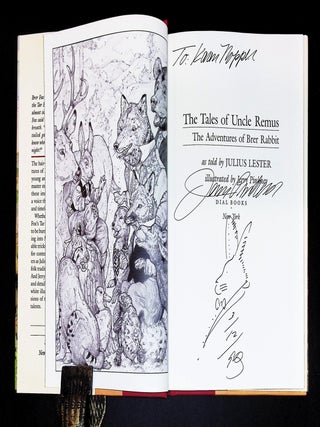 The Tales of Uncle Remus: The Adventures of Brer Rabbit [Inscribed by Jerry Pinkney with an Original Drawing]