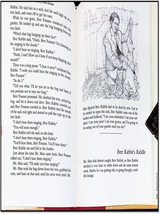 The Tales of Uncle Remus: The Adventures of Brer Rabbit [Inscribed by Jerry Pinkney with an Original Drawing]