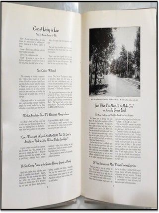Arcadia Groves: Actual Evidence of How You Can Make Yourself Independent for Life - in Florida [De Soto County Promotional with Testimonials and Color Maps] c.1912