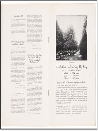 Arcadia Groves: Actual Evidence of How You Can Make Yourself Independent for Life - in Florida [De Soto County Promotional with Testimonials and Color Maps] c.1912
