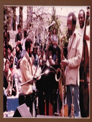 Item #22263 Original Photograph of Percy & Jimmy Heath in Performance c1980...