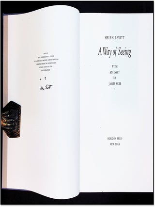 A Way of Seeing [Signed Limited Edition #9 of 250]