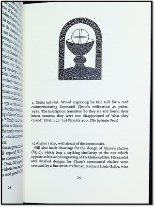 Eric Gill for Father Desmond [Fine Press & Book Arts]