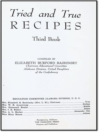 Tried and True Recipes: Third Book