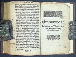 A Treatise Tending Vnto a Declaration Whether a Man Be in the Estate of Damnation, or in the Estate of Grace