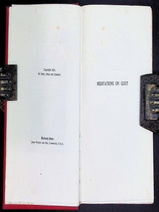 Meditations on Gout: With a Consideration of its Cure Through the Use of Wine [First Edition; George Wharton Edwards Decoration]