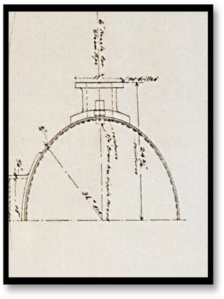 Master Technical Schematic for Marine Firebox Boiler, Steamer 'Lurline' Columbia River Steamboat Boiler Schematic [Master India Ink Drafting Linen]