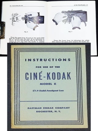 Item #22328 Instructions for Use of the Cin&eacute;-Kodak Model K (f/1.9 Kodak Anastigmat Lens)....