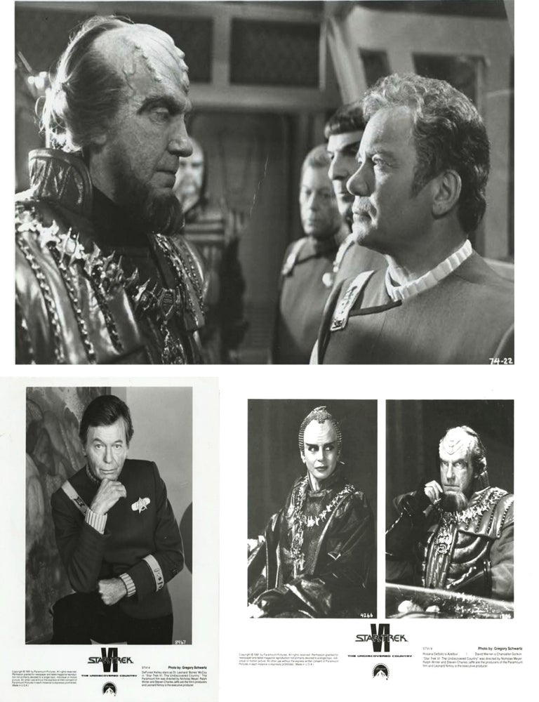 Star Trek VI: The Undiscovered Country &mdash; Original Press Kit Publicity Photograph Set (Three...