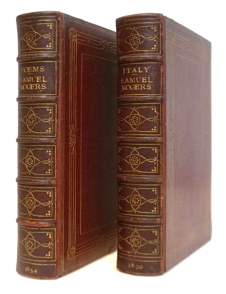 Italy, A Poem [Companion Volumes in Fine Sangorski & Sutcliffe Bindings] [1830 First Edition]...