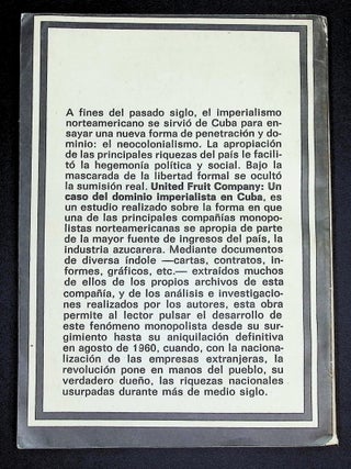 United Fruit Company: Un Caso del Dominio Imperialista en Cuba [Cold War Cuban Revolutionary History]