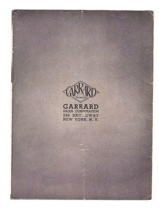 Garrard: Record Changers, Radio-Gram Units & Motors