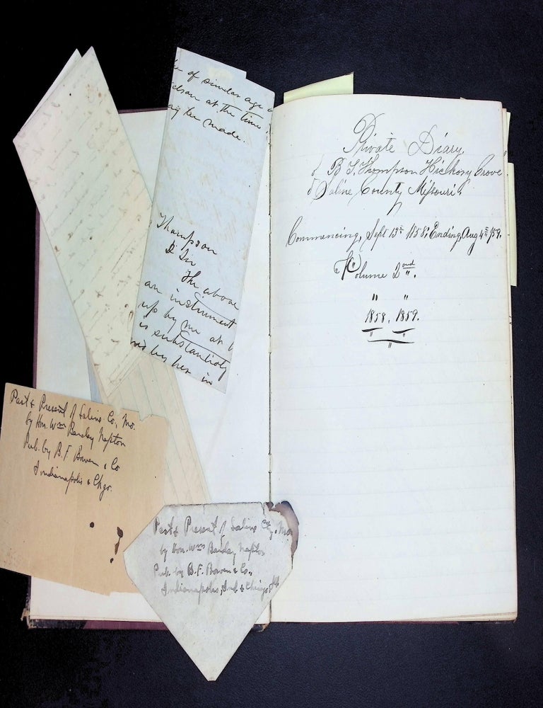 ANTEBELLUM MISSOURI, SLAVERY & MILITIA MOBILIZATION ARCHIVE (1857&ndash;1859